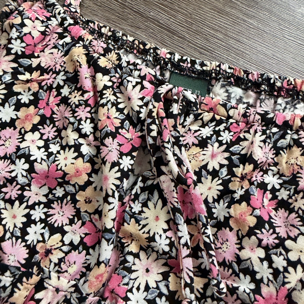 wild fable Floral Smocked Crop Top & Skirt Set - Picture 3 of 7